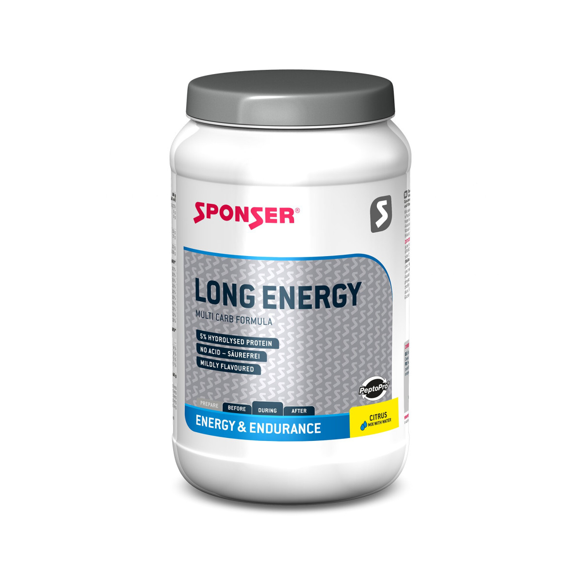 Sponsor Long Energy Sportdrink | 1200g | Citrusaugļi