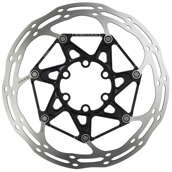 SRAM CenterLine X Rounded disku bremžu rotors | Titāna skrūves SRAM CenterLine X Rounded disku bremžu rotors | Titāna skrūves