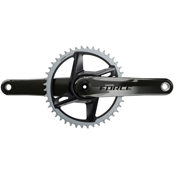 SRAM Force 1 AXS DUB klaņi | 40T, 1x12 ātrumu (melns/sudrabots)