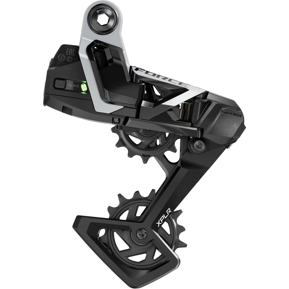 SRAM Force XPLR AXS E1 aizmugurējais pārslēdzējs | 13-speed