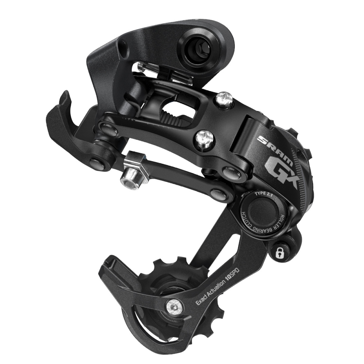 SRAM GX aizmugurējais pārslēdzējs - Short Cage | 2x10 ātrumu
