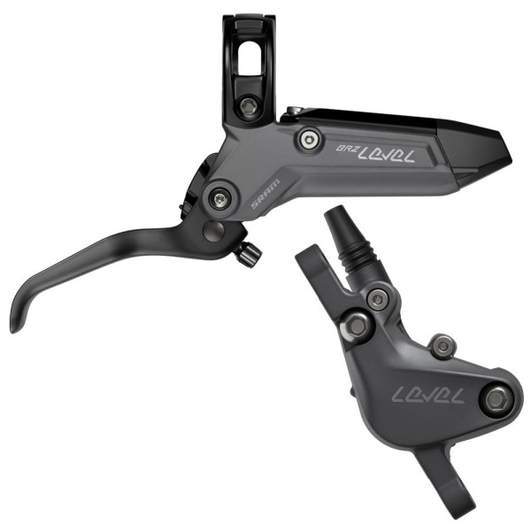 SRAM Level Bronze Stealth 2 virzuļu hidraulisko disku bremžu rokturis ar suports | Kreisā | Priekšā SRAM Level Bronze Stealth 2 virzuļu hidraulisko disku bremžu rokturis ar suports | Kreisā | Priekšā