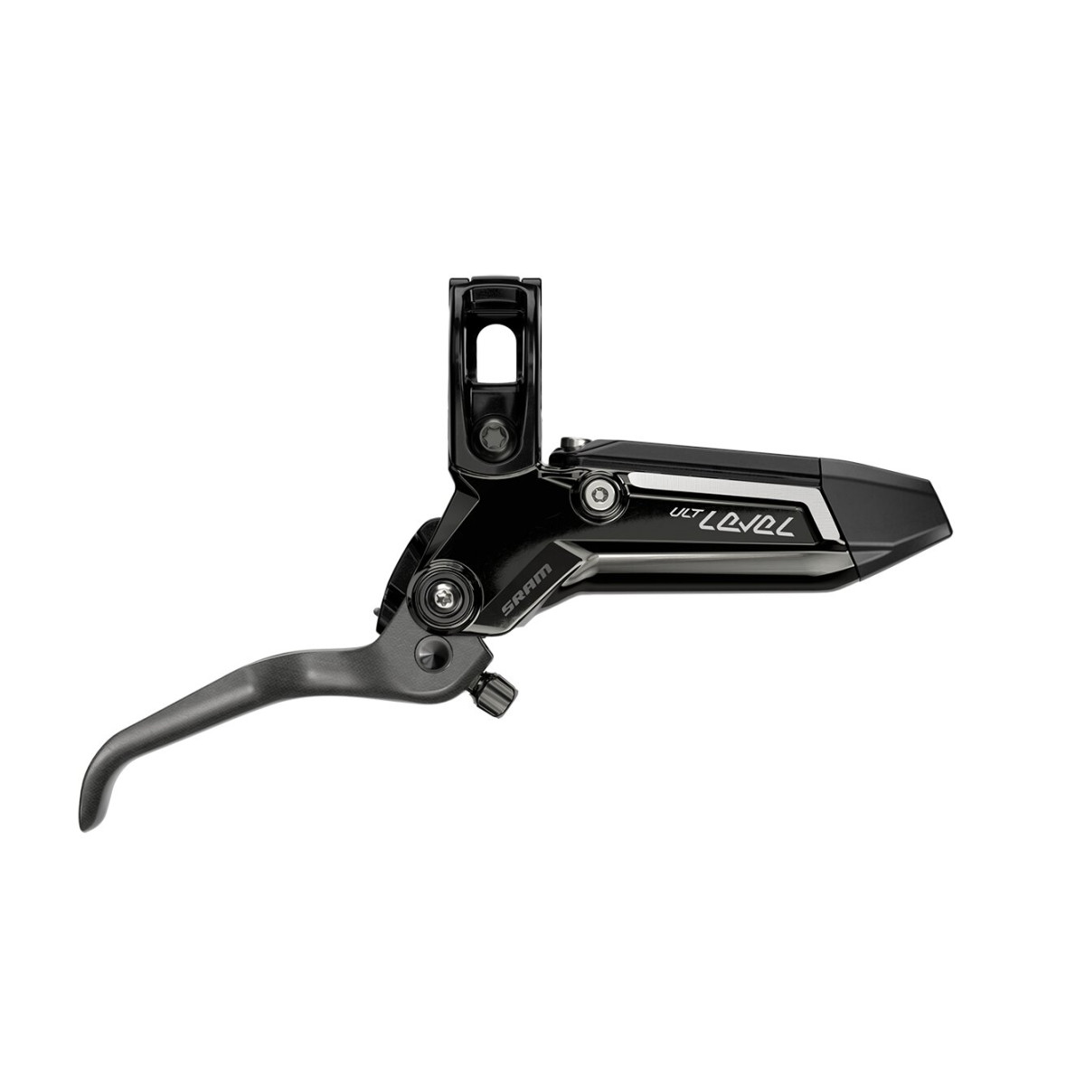 SRAM Level Ultimate Stealth 2 virzuļu hidraulisko disku bremžu rokturis ar suports | Kreisā | Priekšā