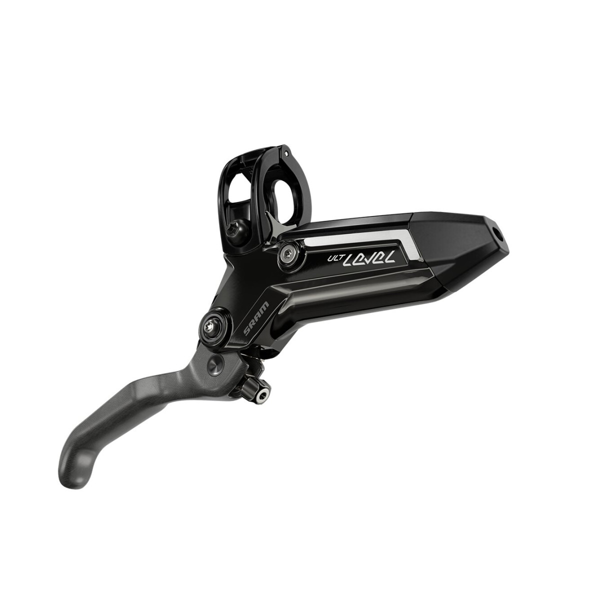 SRAM Level Ultimate Stealth 2 virzuļu hidraulisko disku bremžu rokturis ar suports | Kreisā | Priekšā