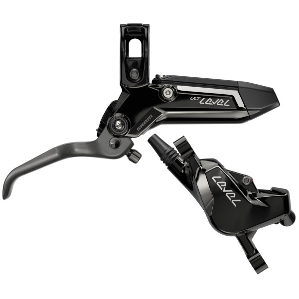 SRAM Level Ultimate Stealth 2 virzuļu hidraulisko disku bremžu rokturis ar suports | Labais | Aizmugurējais