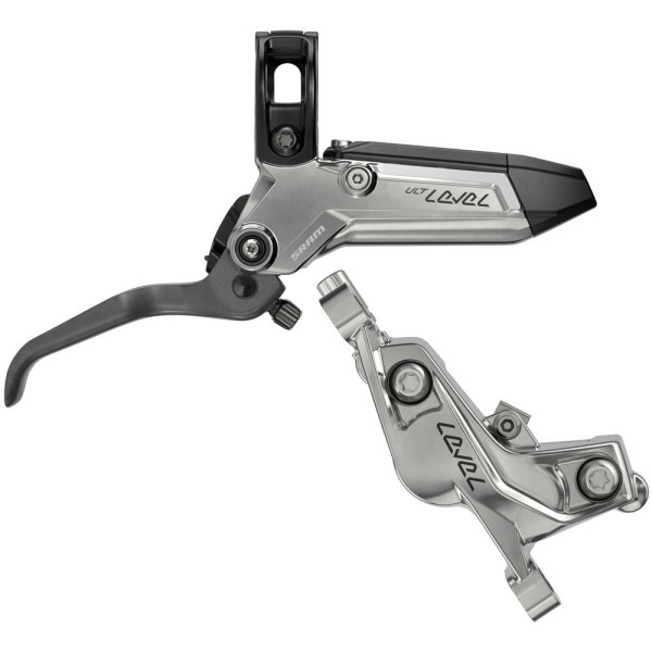 SRAM Level Ultimate Stealth 4 virzuļu hidraulisko disku bremžu rokturis ar suports | Labais | Aizmugurējais
