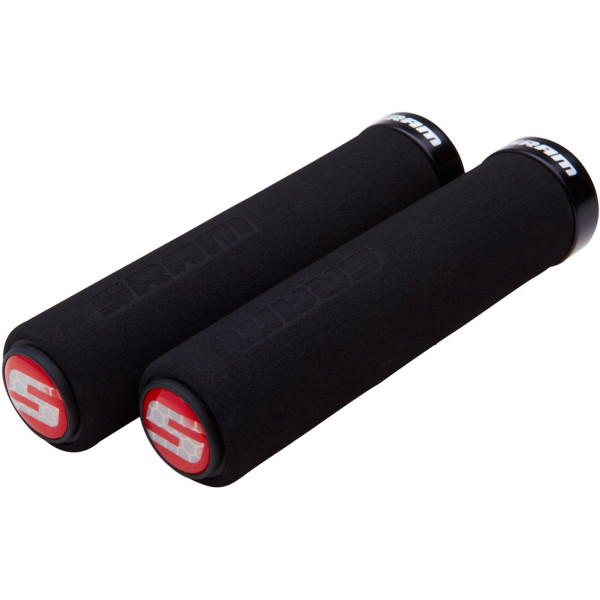 SRAM Locking Foam stūres rokturi | Melns - Melns SRAM Locking Foam stūres rokturi | Melns - Melns