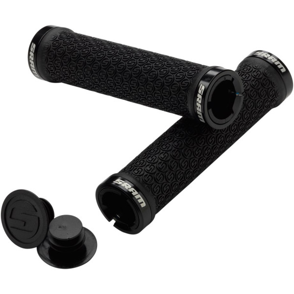 SRAM Locking Rubber stūres rokturi | Melni SRAM Locking Rubber stūres rokturi | Melni
