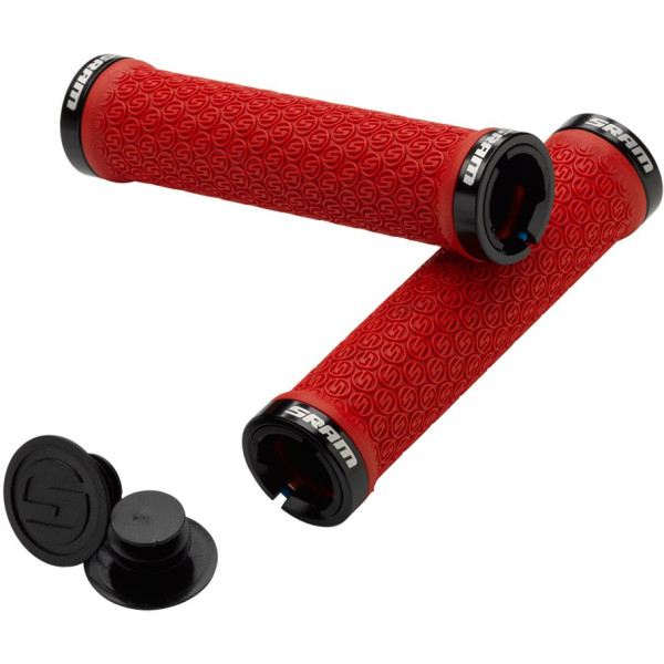 SRAM Locking Rubber stūres rokturi | 135 mm | Sarkans SRAM Locking Rubber stūres rokturi | 135 mm | Sarkans