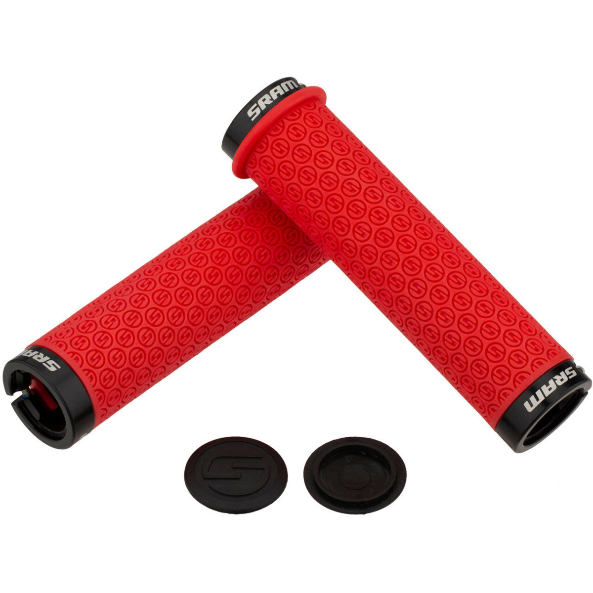 SRAM Locking Silicone stūres rokturi | 130 mm | Sarkans