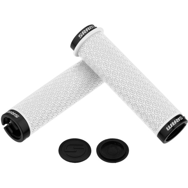 SRAM Locking Silicone stūres rokturi | 130 mm | Balti