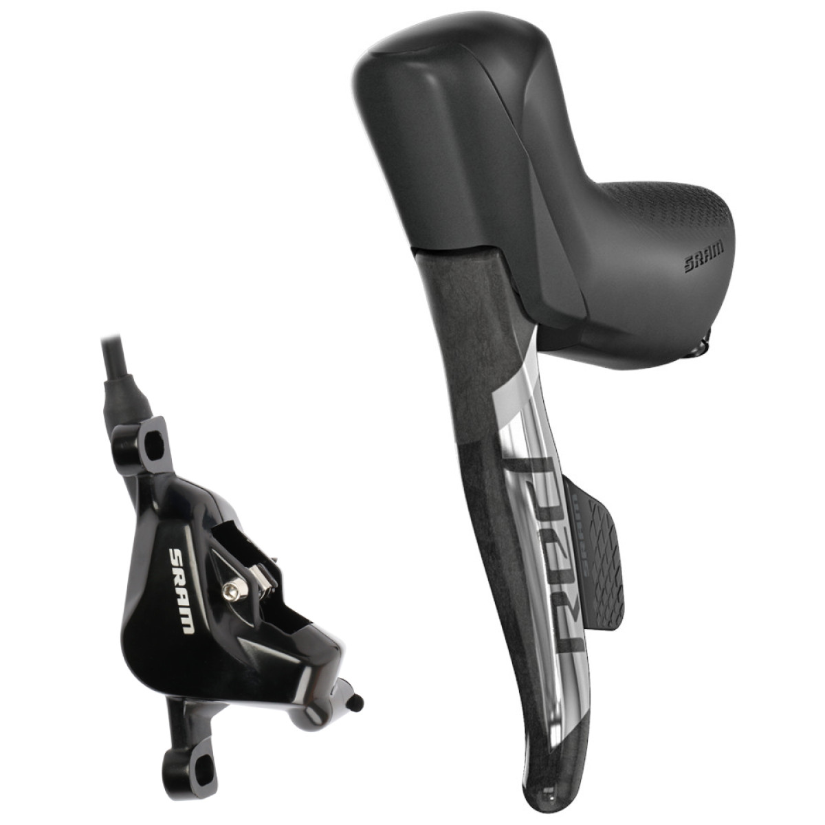 SRAM Red eTap AXS HRD pārslēdzēju/bremžu rokturu komplekts ar suports | 2 ātrumi | Kreisā | Priekšā | Piekare uz statņa