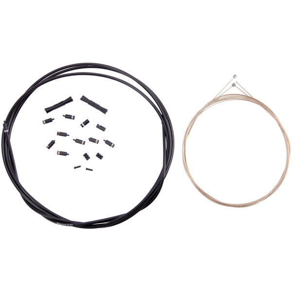 SRAM SlickWire Standard ātrumu pārslēgšanas kabeļu komplekts | Road/MTB | Black SRAM SlickWire Standard ātrumu pārslēgšanas kabeļu komplekts | Road/MTB | Black