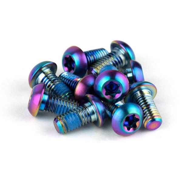 SRAM rotoru skrūvju titāna komplekts | Rainbow SRAM rotoru skrūvju titāna komplekts | Rainbow