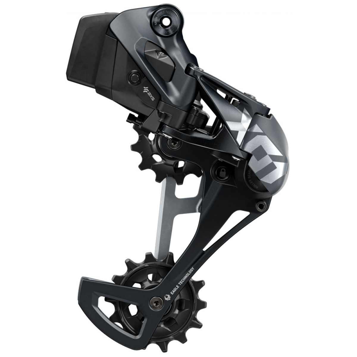 SRAM X01 Eagle AXS aizmugurējais pārslēdzējs | 12 ātrumu | Melns - pelēks