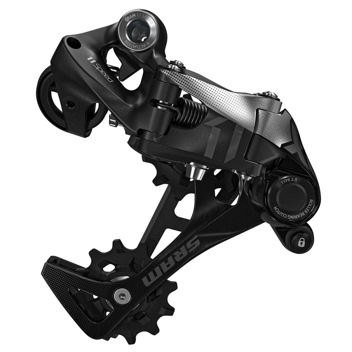 SRAM X01 X-HORIZON™ aizmugurējais pārslēdzējs | 11 ātrumu | Melna