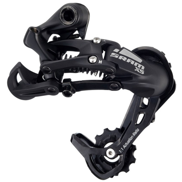 SRAM X5 aizmugurējais pārslēdzējs - Short Cage | 9 ātrumi