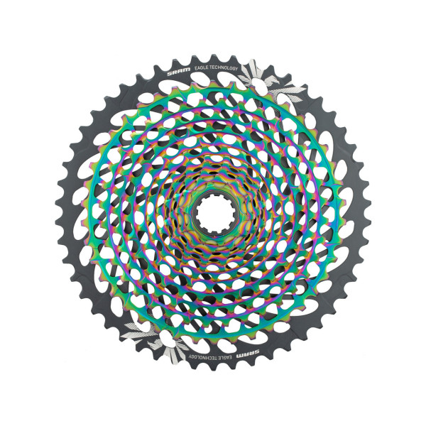 SRAM XG-1299 Eagle kasete, 12 ātrumu | Rainbow SRAM XG-1299 Eagle kasete, 12 ātrumu | Rainbow
