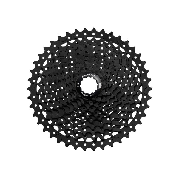 SunRace CSMS3 kasete, 10 ātrumu, melna SunRace CSMS3 kasete, 10 ātrumu, melna