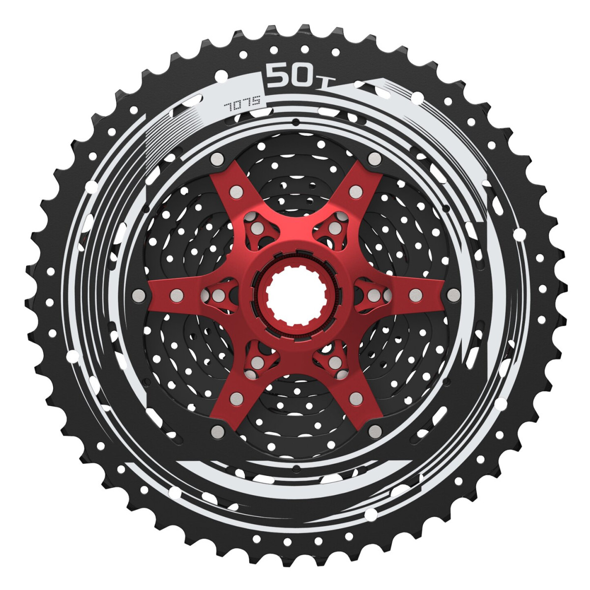SunRace CSMX80 kasete, 11 ātrumu | Melna