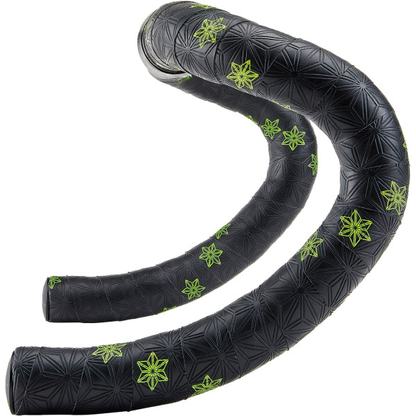 Supacaz Super Sticky Kush Galaxy stūres lentas | Neona dzeltenais Supacaz Super Sticky Kush Galaxy stūres lentas | Neona dzeltenais