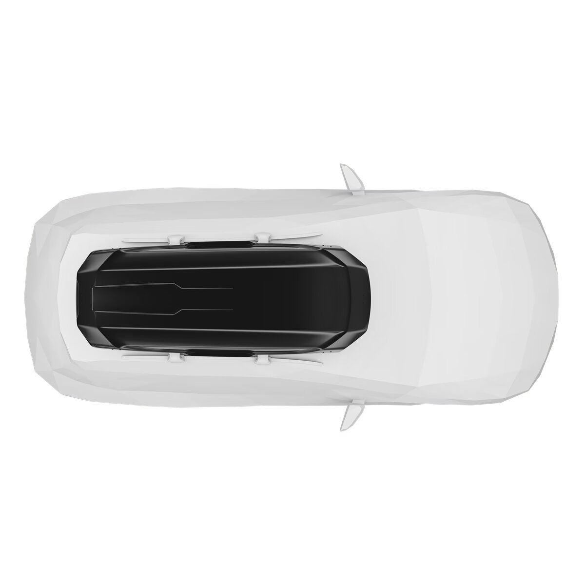 Thule Motion 3 XXL jumta bagāžnieks | Glossy Black