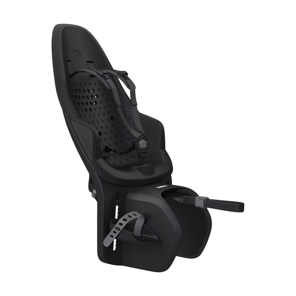 Thule Yepp 2 Maxi bērnu velosipēdu sēdeklis ar bagāžnieku | Midnight Black