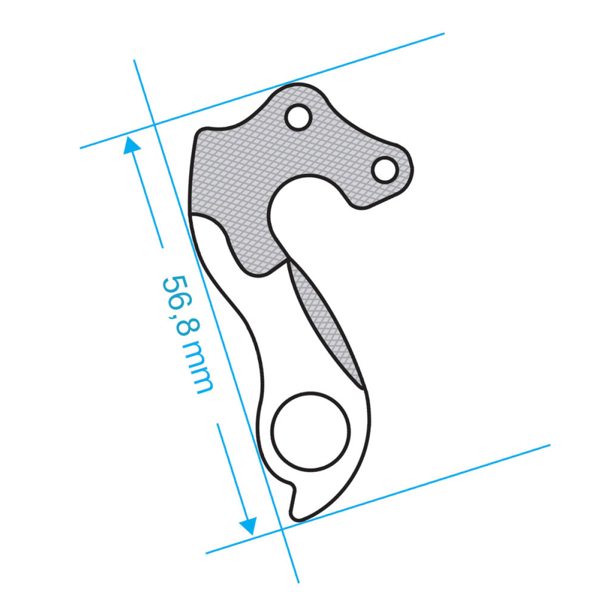 Union GH-045 pārslēdzēja kājiņa | Canyon, De Rosa, Focus, Kona, Merida, Orbea, Orbea