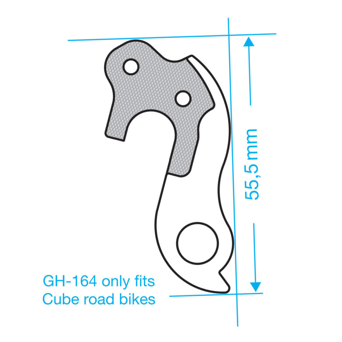 Union GH-164 pārslēdzēja kājiņa | Cube Road