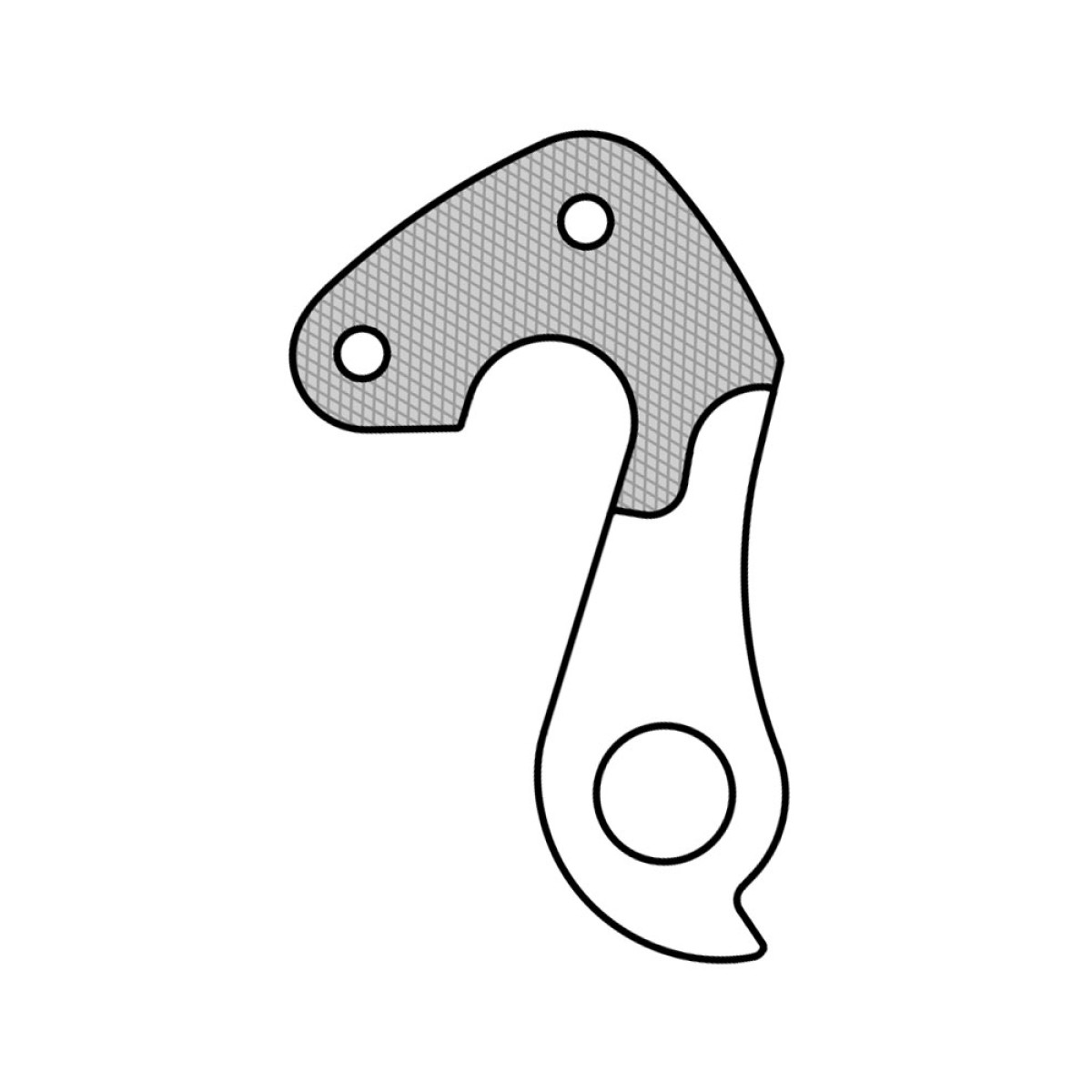 Union GH-204 pārslēdzēja kājiņa | Focus, Kalkhoff, Raleigh, Univega