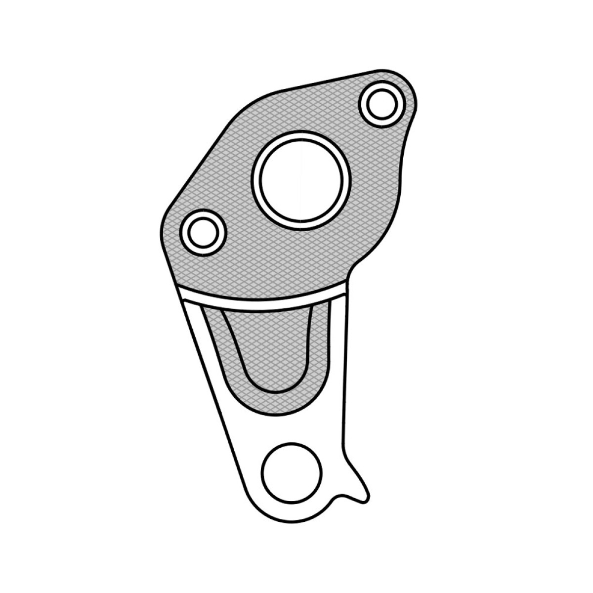 Union GH-222 pārslēdzēja kājiņa | Lapierre