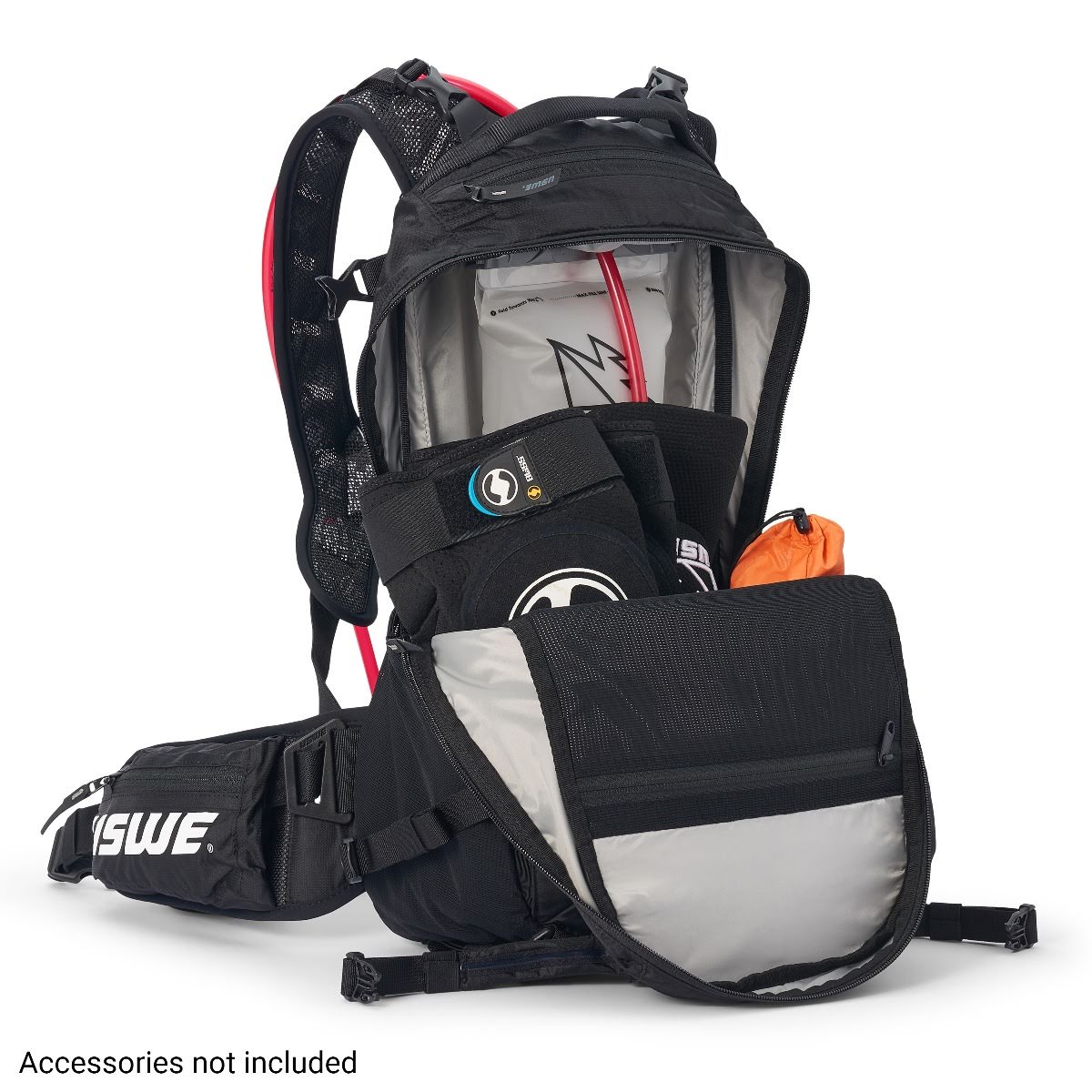 USWE SHRED 16L MTB dienas mugursoma | Carbon Black