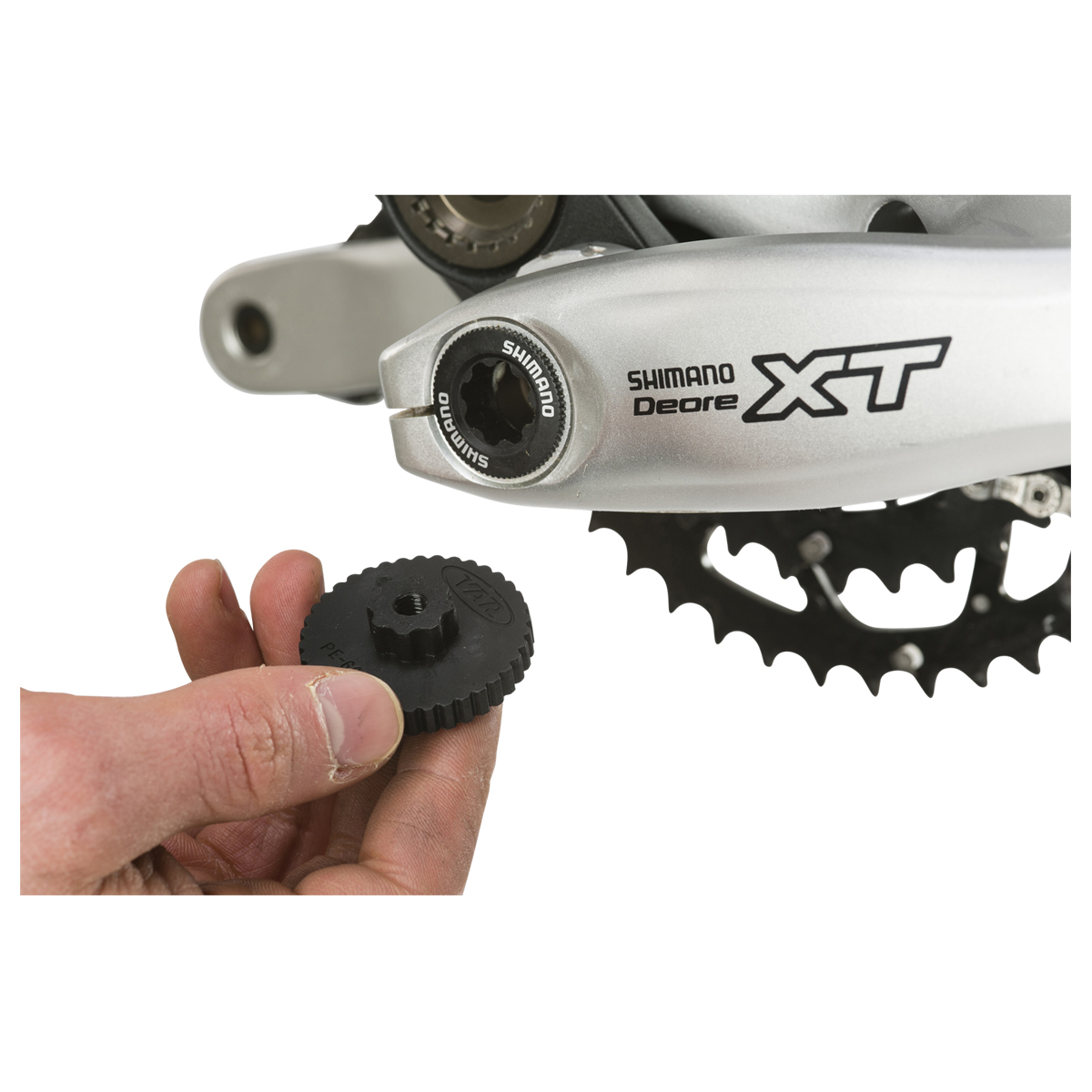 VAR neilona rullītis Shimano Hollowtech II kloķvārpstas regulēšanas vāciņam
