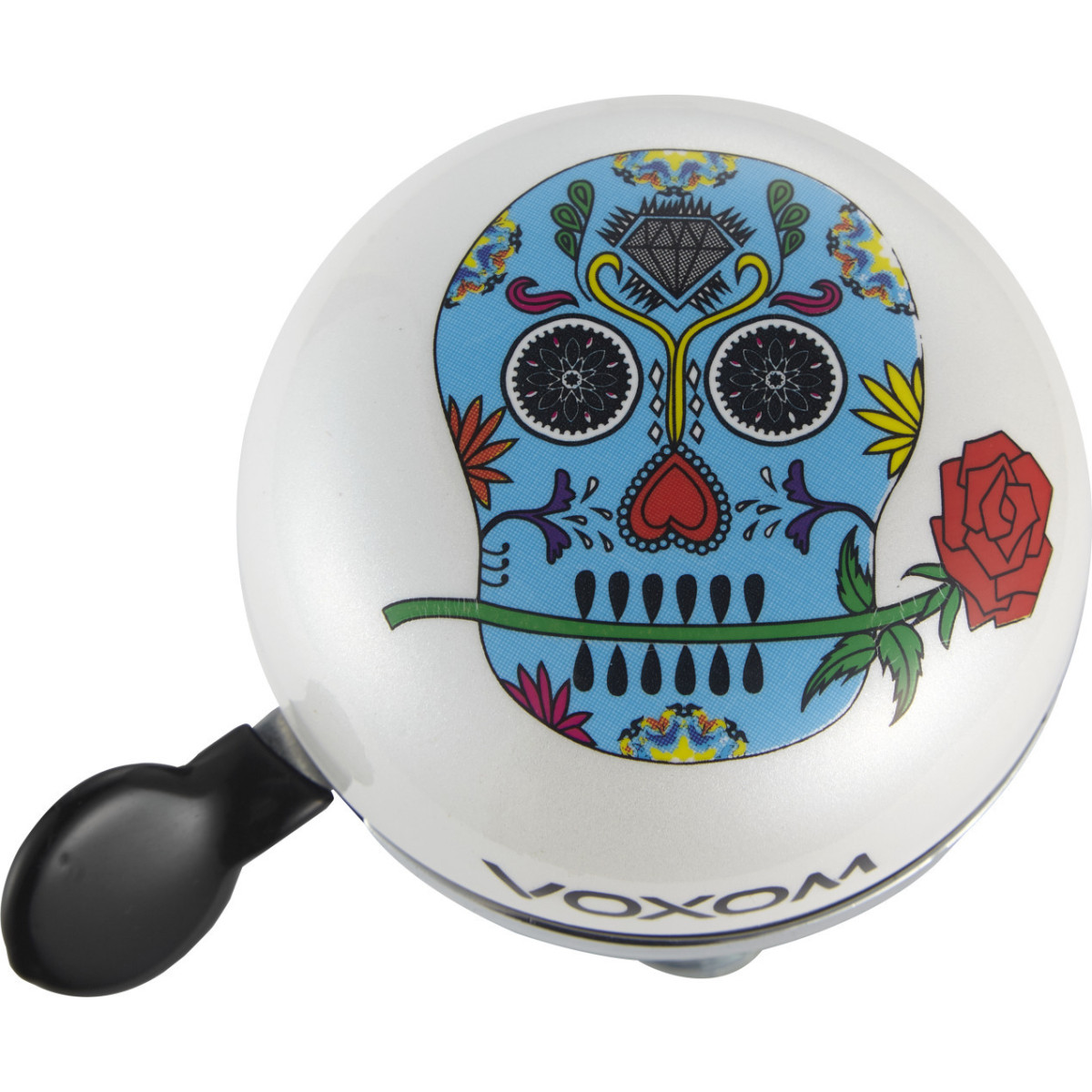 Voxom KL22 velosipēdu zvans | Skull White