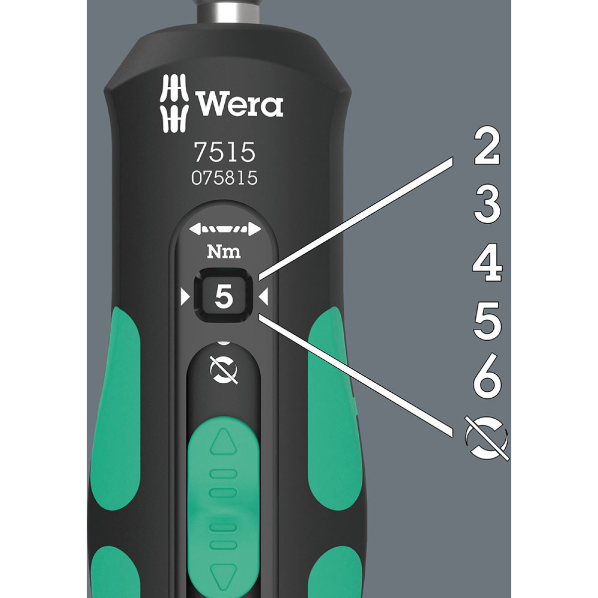 Wera 7515/7 Kraftform Safe-Torque Speed Bicycle 1 griezes momenta atslēga | 7 daļu komplekts