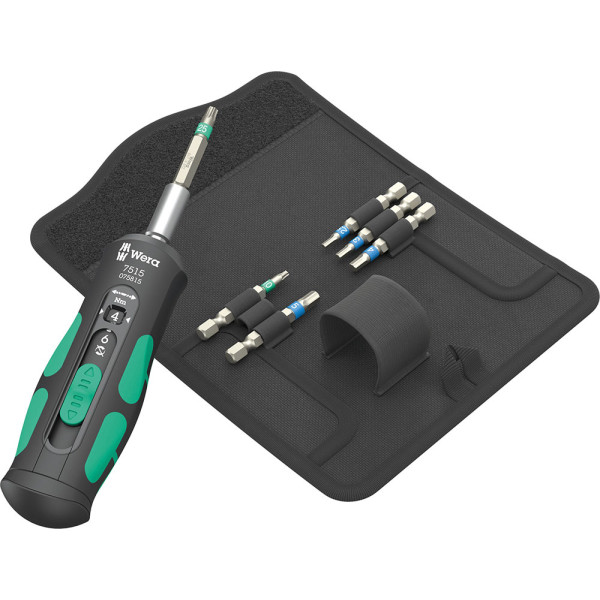 Wera 7515/7 Kraftform Safe-Torque Speed Bicycle 1 griezes momenta atslēga | 7 daļu komplekts