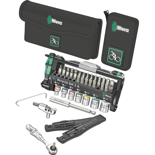 Wera Bicycle Set 3 A velosipēda instrumentu komplekts | 40 daļas Wera Bicycle Set 3 A velosipēda instrumentu komplekts | 40 daļas