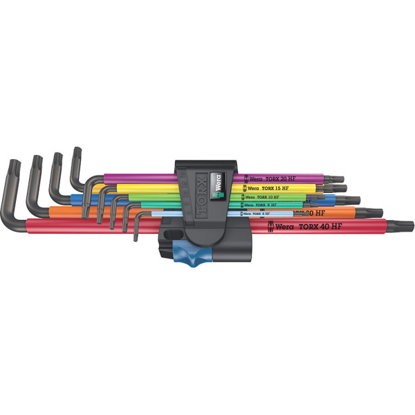 Wera TX XL Multicolour HF 1 L-veida atslēgu komplekts | 9 daļas