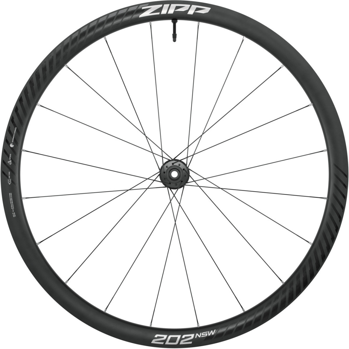 Zipp 202 NSW priekšējais ritenis