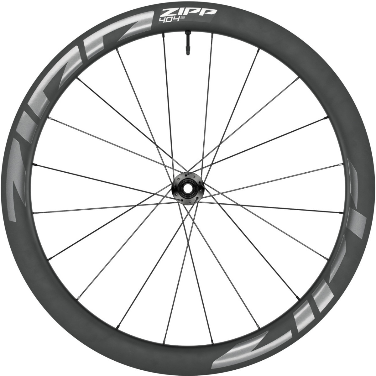 Zipp 404 S Tubeless Disc Brake priekšējais ritenis | Dark Grey