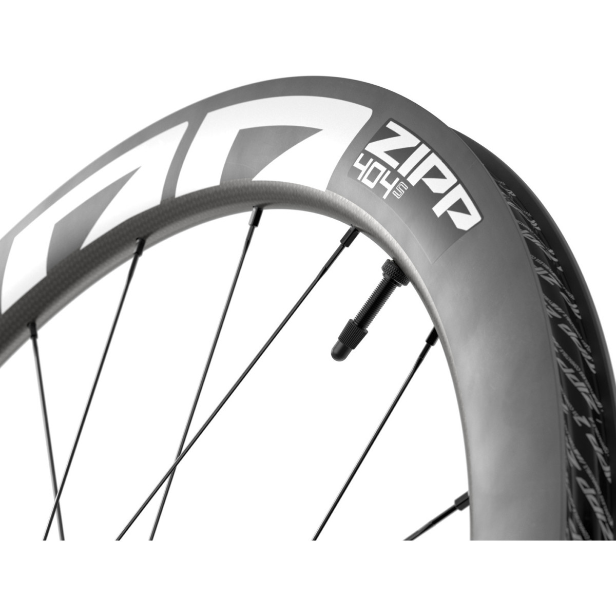 Zipp 404 S Tubeless Disc Brake priekšējais ritenis | Dark Grey