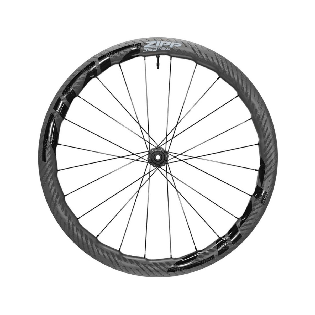 Zipp 353 NSW bezcauruļu disku bremžu priekšējais rats