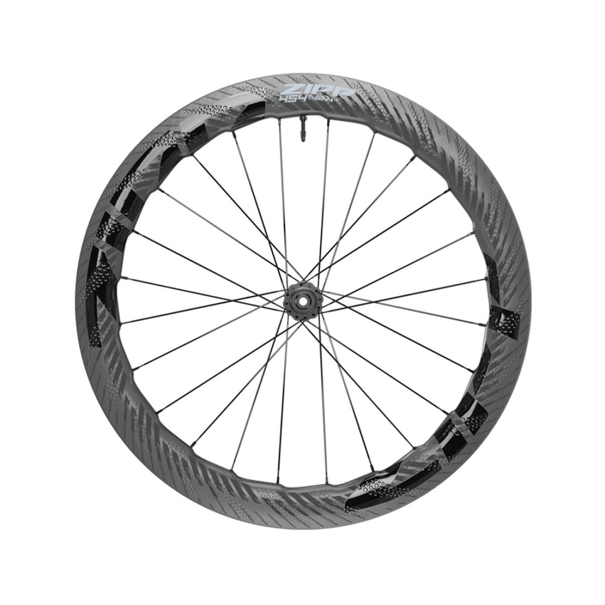 Zipp 454 NSW bezcauruļu disku bremžu priekšējais rats MY22