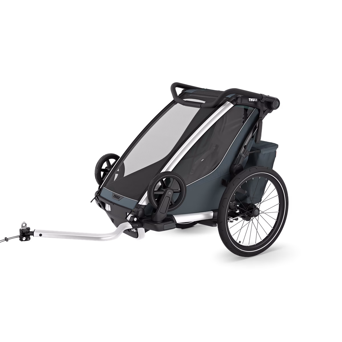 Thule Chariot Cross 2 dažādu sporta veidu velopiekabe | 1 vieta | Dark Slate