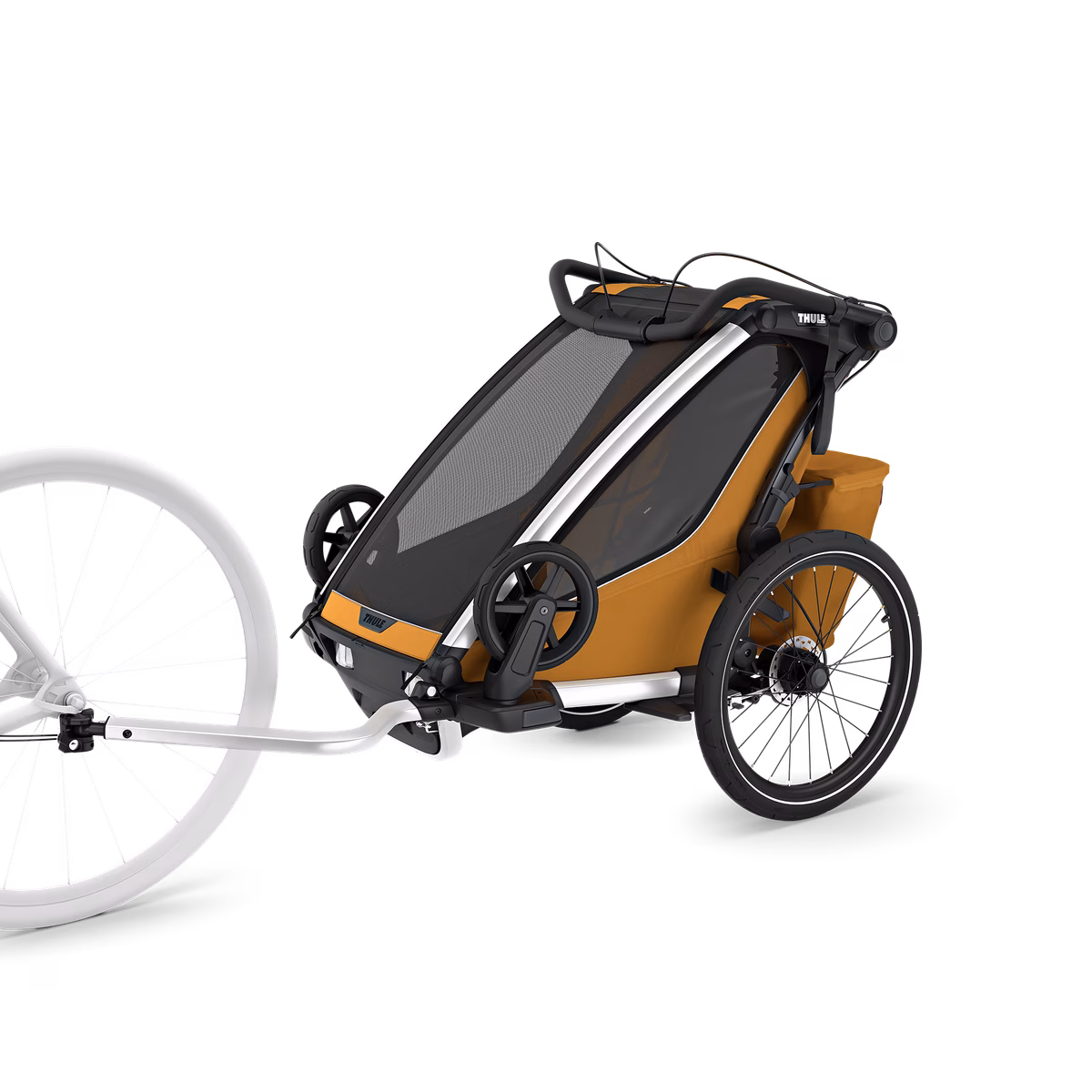 Thule Chariot Sport 2 dažādu sporta veidu velopiekabe | 1 vieta | Natural Gold