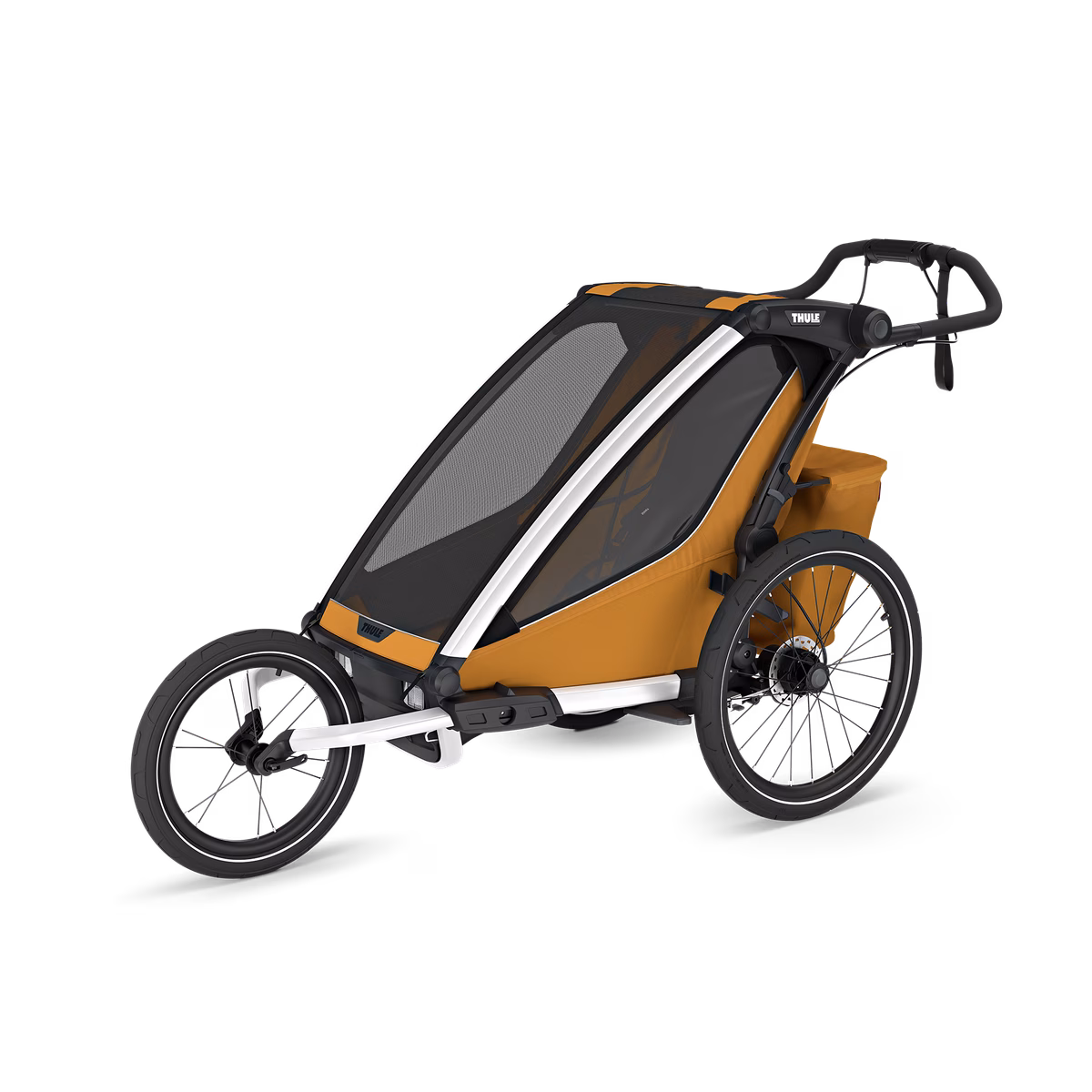 Thule Chariot Sport 2 dažādu sporta veidu velopiekabe | 1 vieta | Natural Gold