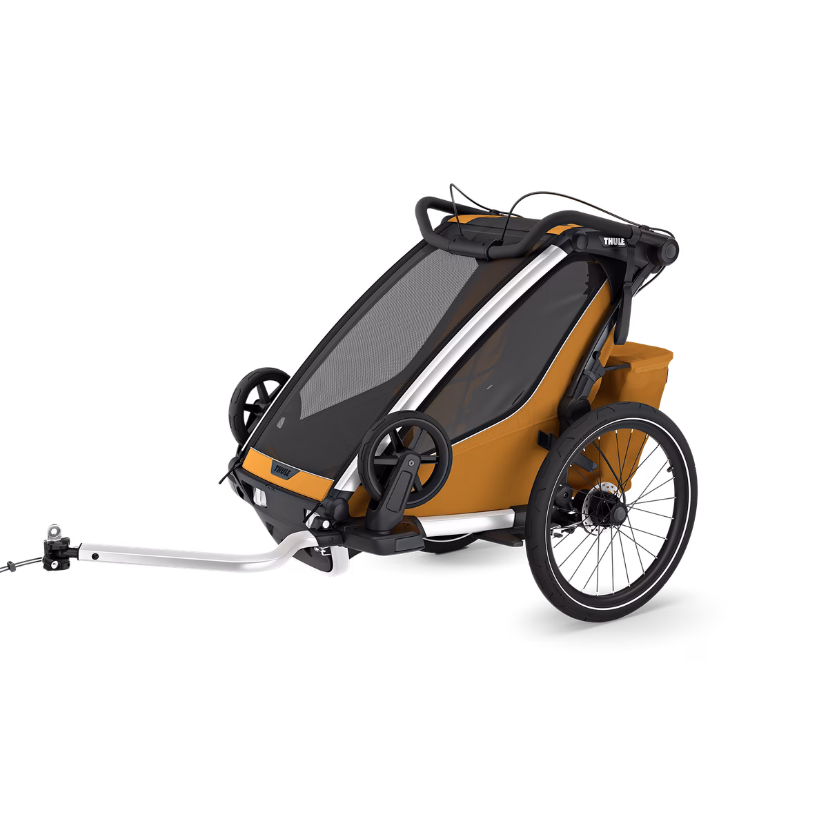 Thule Chariot Sport 2 dažādu sporta veidu velopiekabe | 1 vieta | Natural Gold