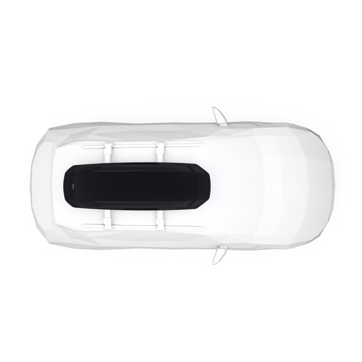 Thule Force 3 Sport uz jumta stiprināms bagāžas koferis | L | Black Matte