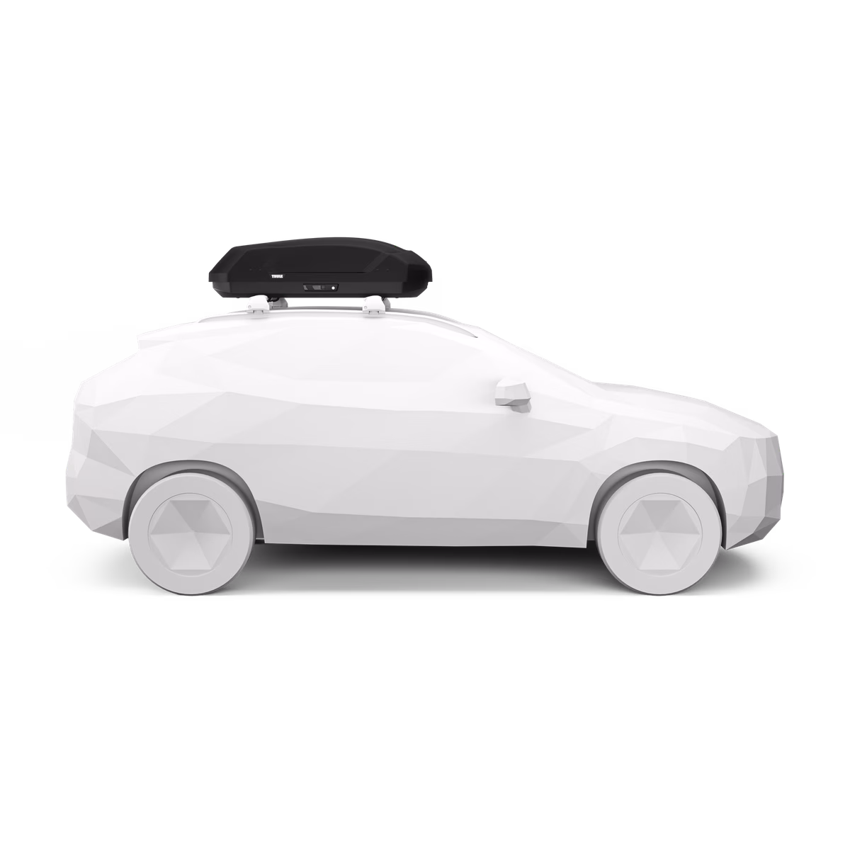 Thule Force 3 uz jumta stiprināms bagāžas koferis | S | Black Matte