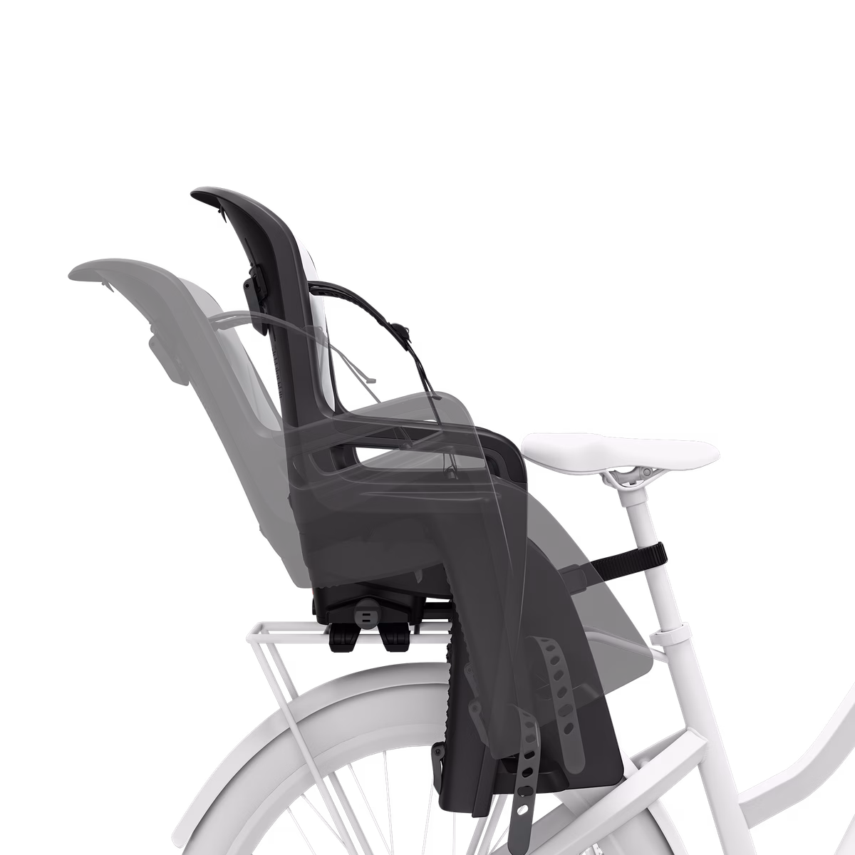 Thule RideAlong 2 uz bagāžnieka stiprināms bērnu velokrēsls | Dark Gray